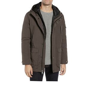 COPY - Bugatchi 3in1 Quilted Hooded Jacket In Coo…